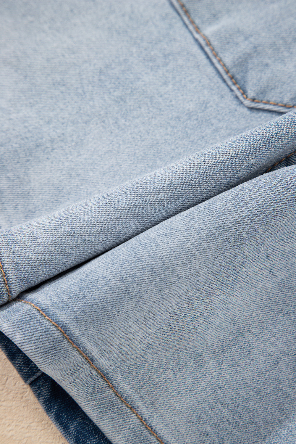 Patch Pocket High Rise Denim Shorts – Casual Everyday Summer Bottoms