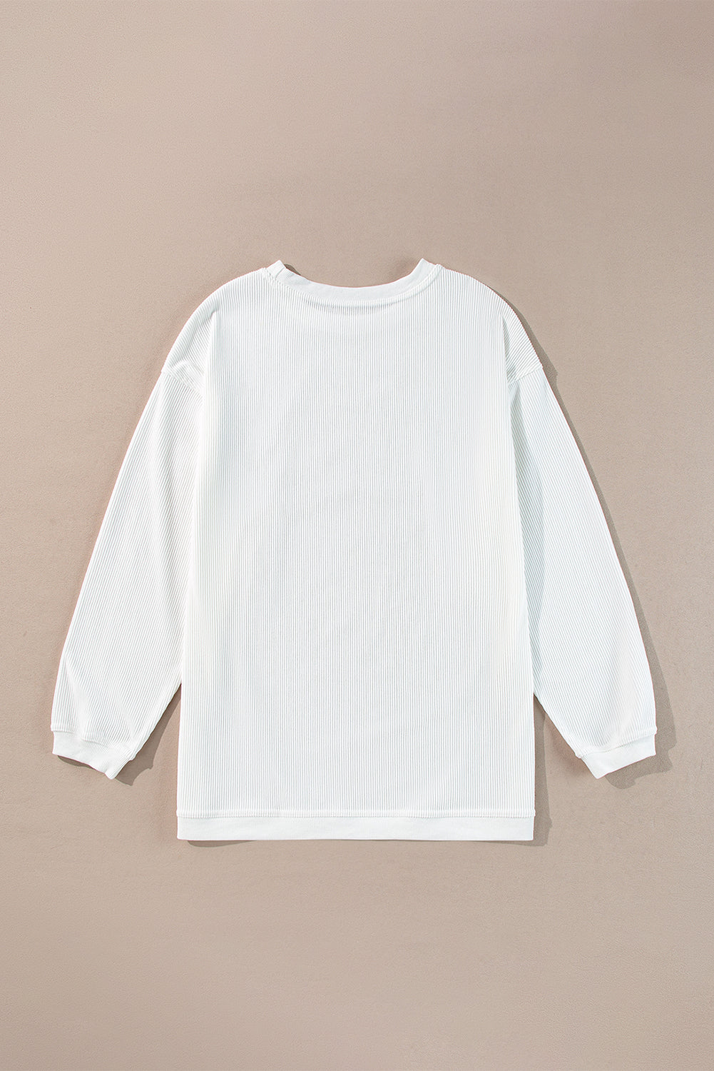 White Heart Line Oversized Sweatshirt