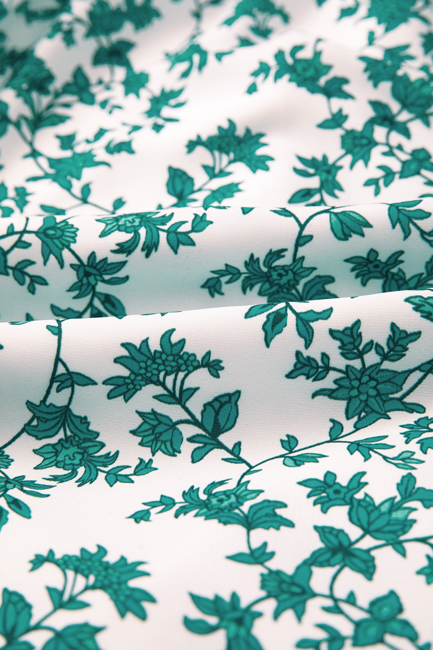 Green Boho Floral Smocked Cami Maxi Dress