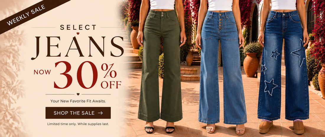 Weekly Sale: Save 30% on Select Women’s Jeans