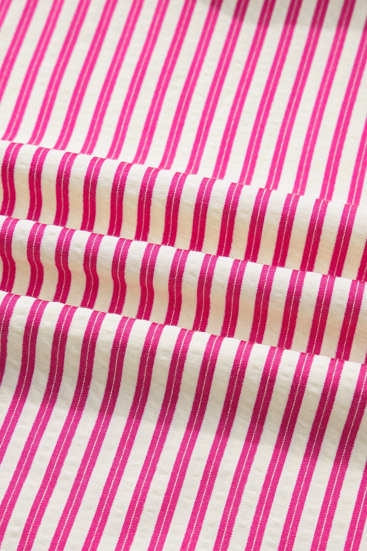 Pink Striped Ruffle Sleeve Sleeveless Blouse – Lightweight Everyday Top