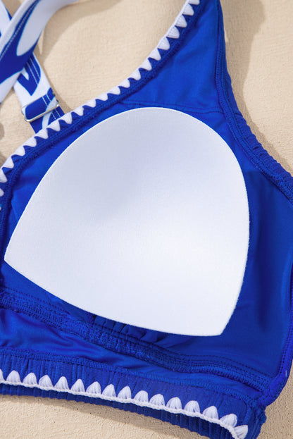 High-Waisted Ribbed Bikini Set – Flattering Fit Swimwear