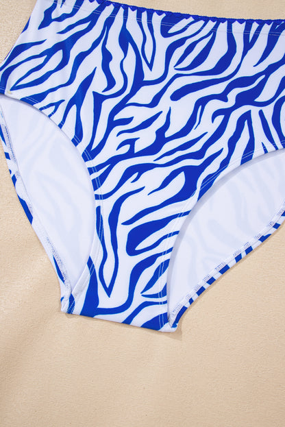 High-Waisted Ribbed Bikini Set – Flattering Fit Swimwear