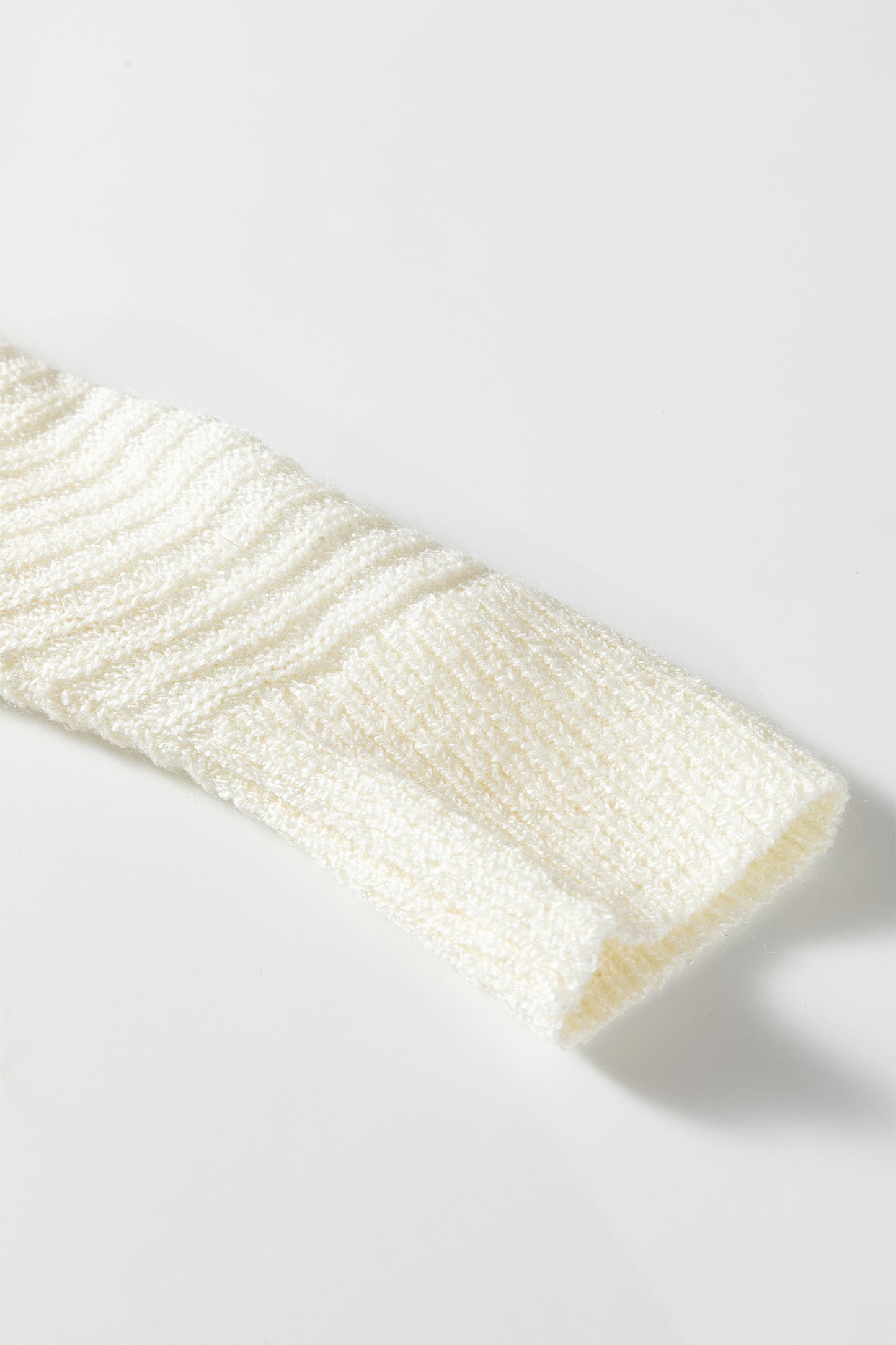 Red Stripe Cozy Color Block Bubble Sleeve Sweater