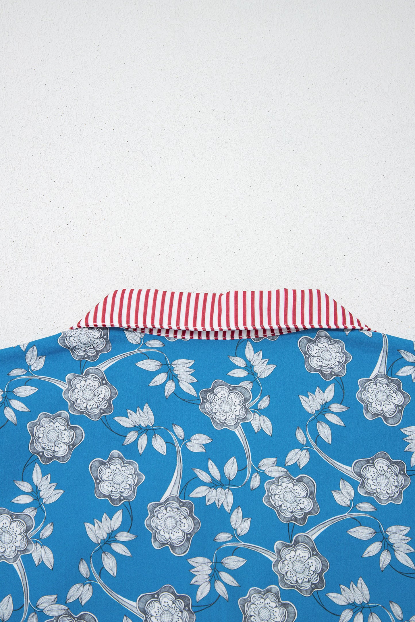 Floral Collared Puff Sleeve Blouse – Vintage Inspired Everyday Top