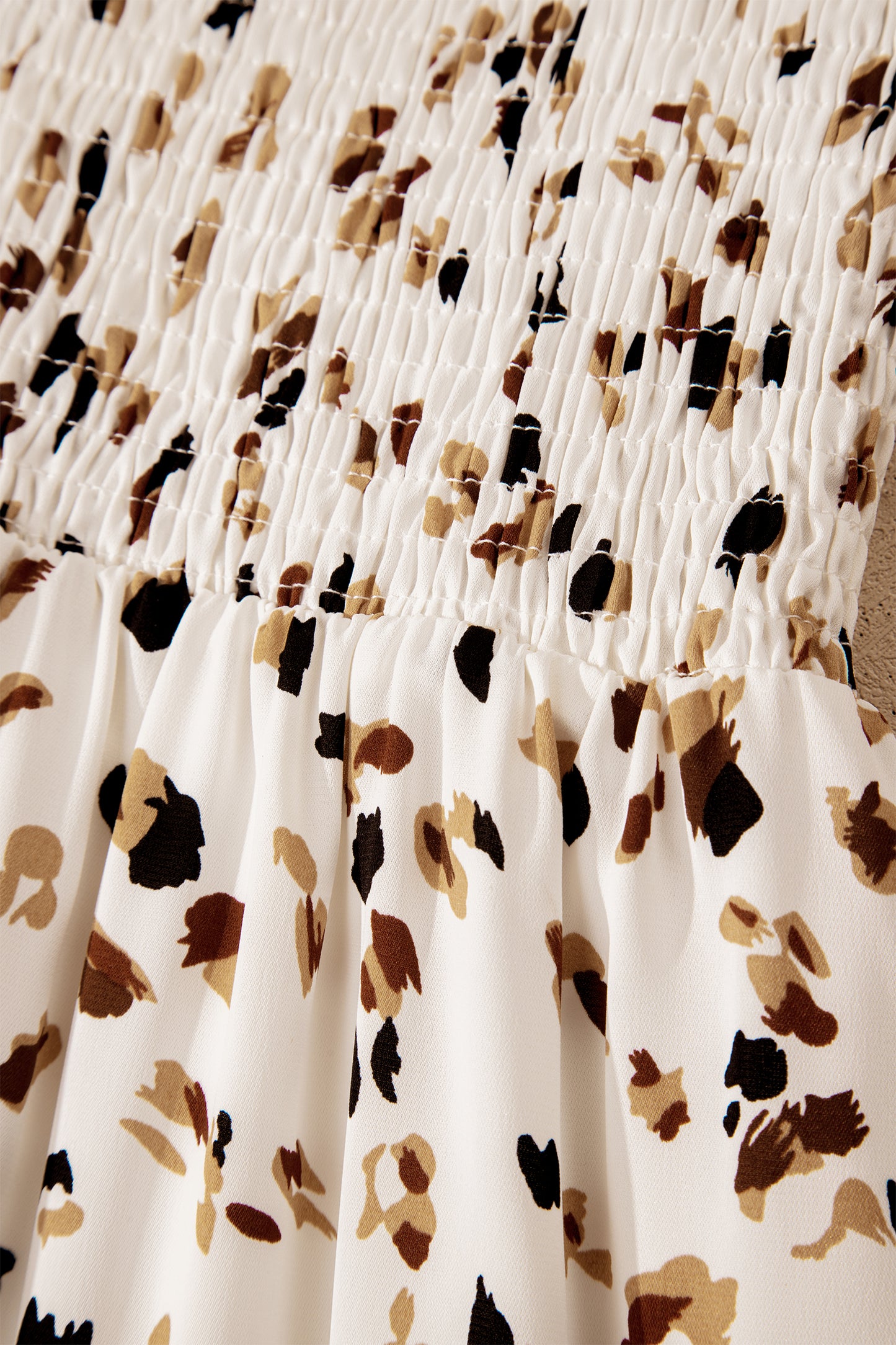 Cream Multi Print