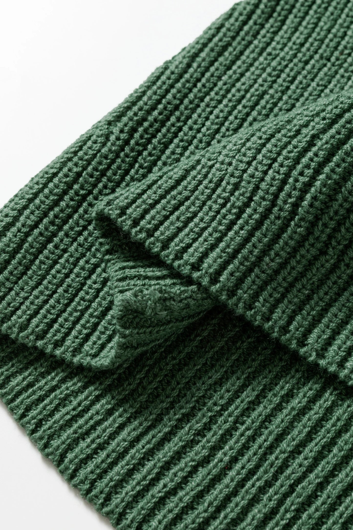 Mist Green Lantern Sleeve Empire Waist Sweater Dress