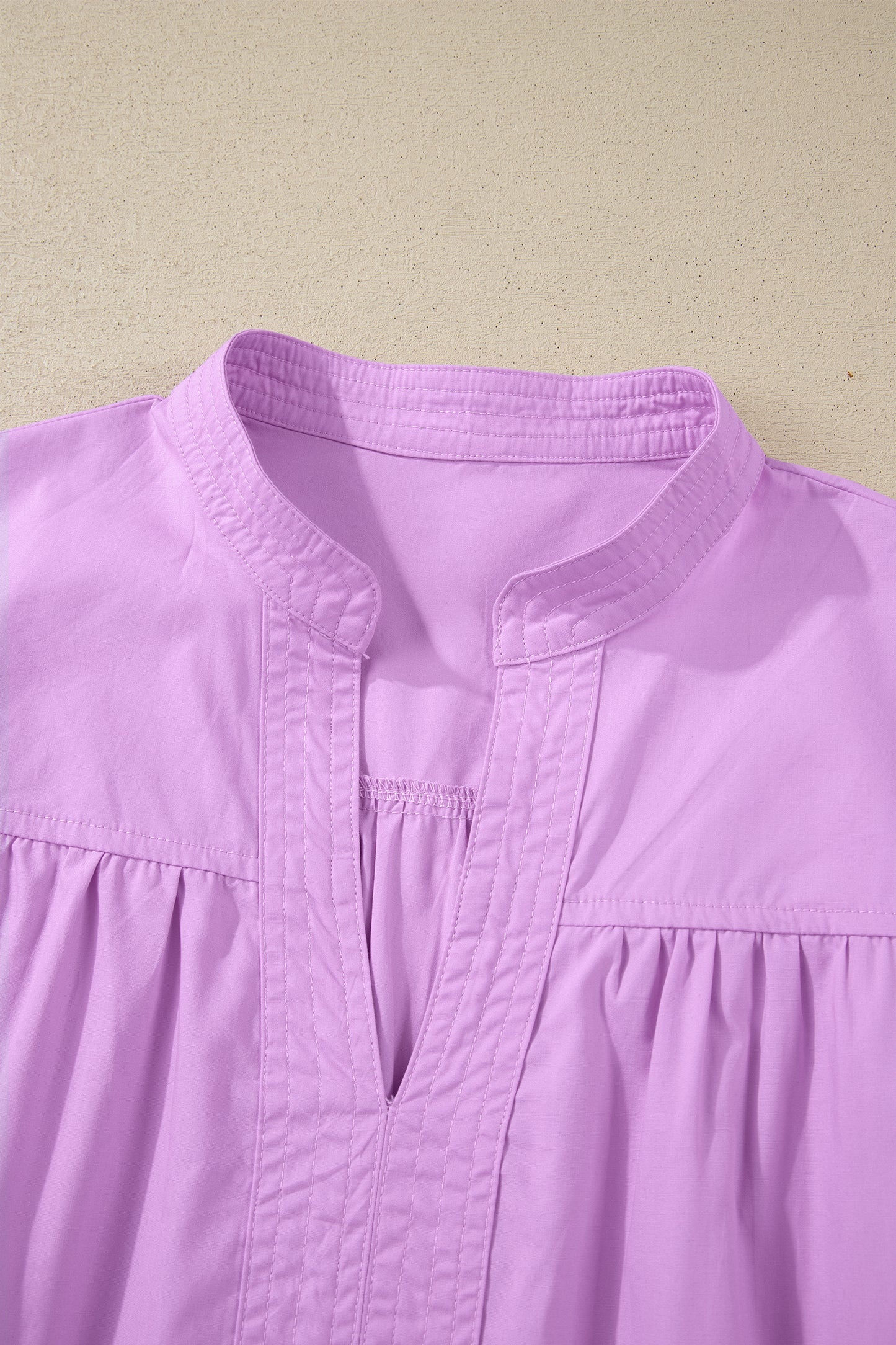 Puff Sleeve V-Neck Blouse – Feminine Everyday Boutique Top