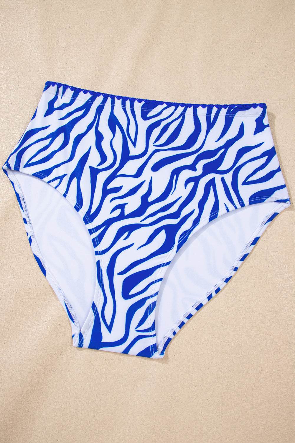 High-Waisted Ribbed Bikini Set – Flattering Fit Swimwear