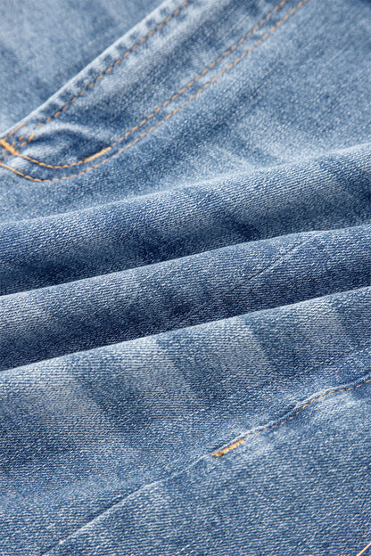 Raw Hem Denim Shorts – Casual High Rise Everyday Summer Bottoms