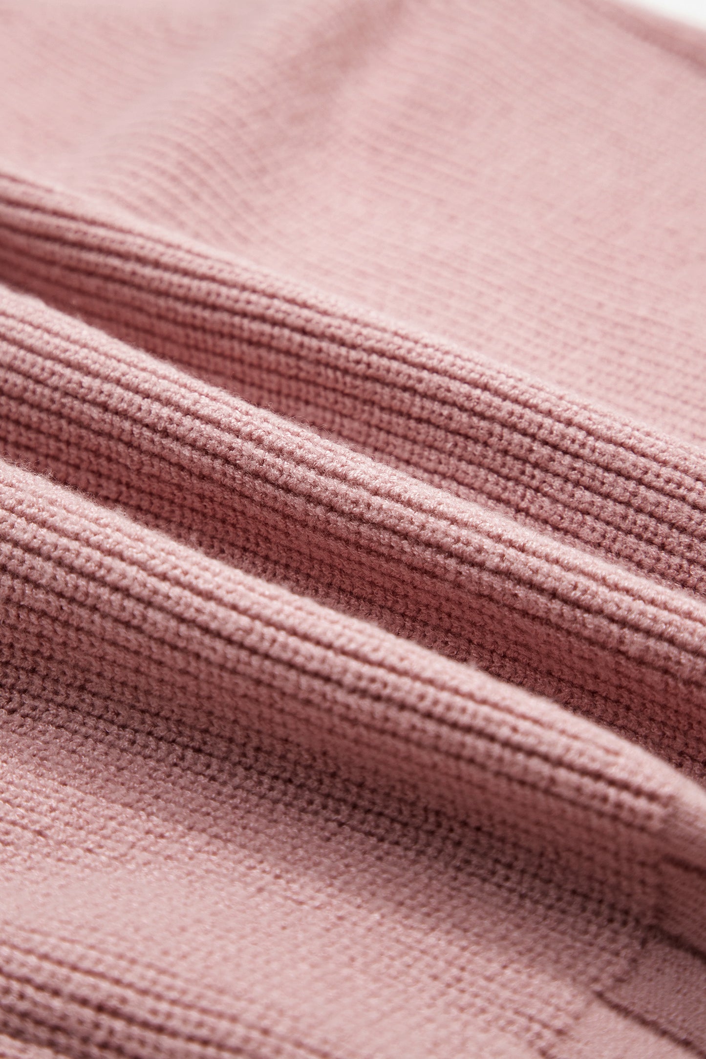 Ribbed Button Knit Cardigan