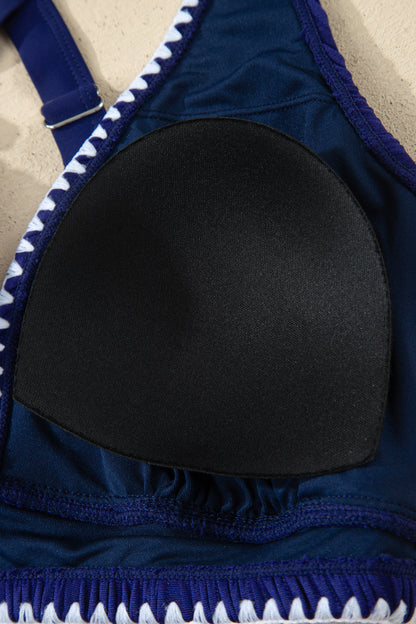 High-Waisted Ribbed Bikini Set – Flattering Fit Swimwear