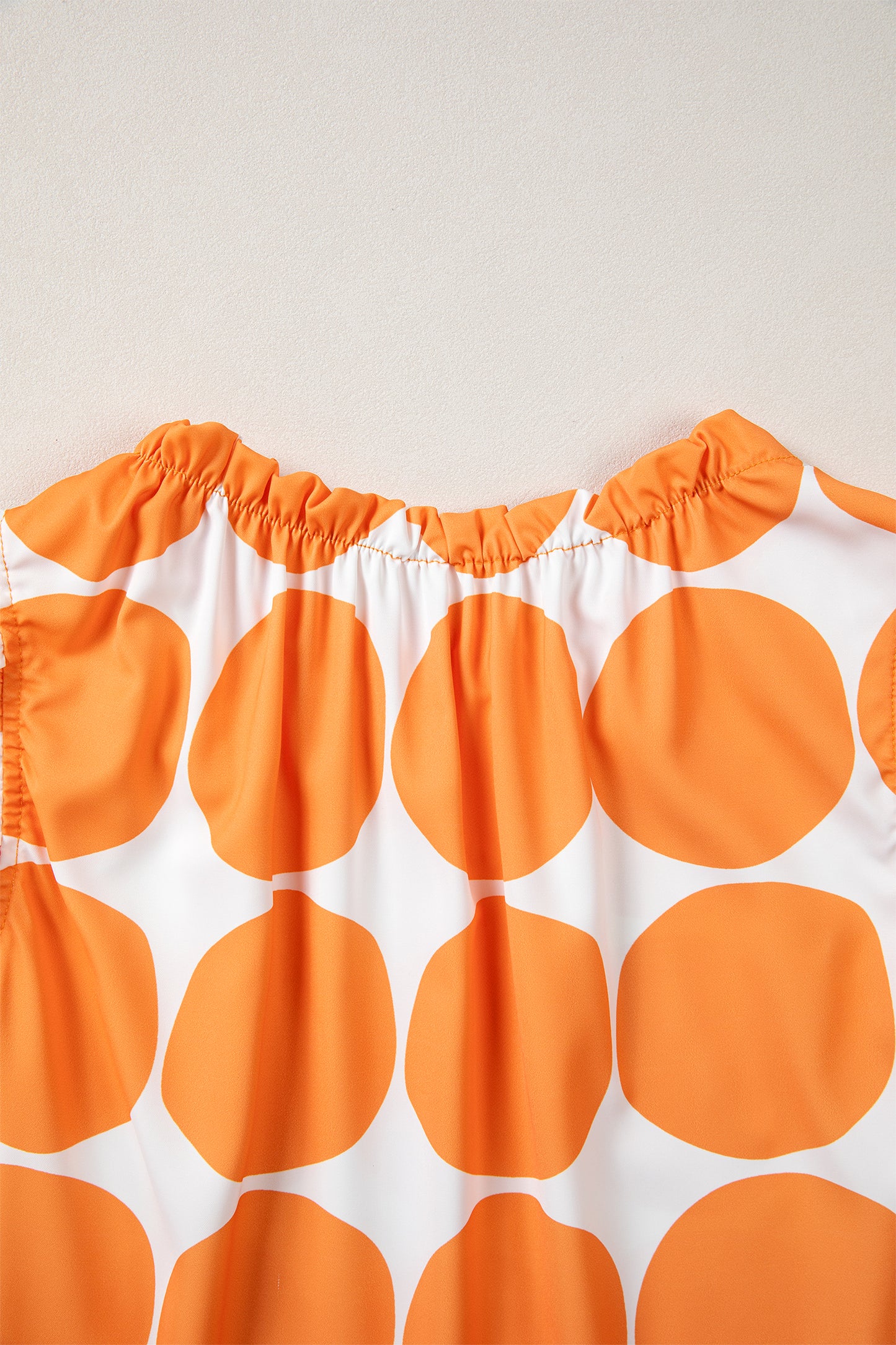 Polka Dot Ruffle Sleeve Blouse – Feminine Everyday Statement Top