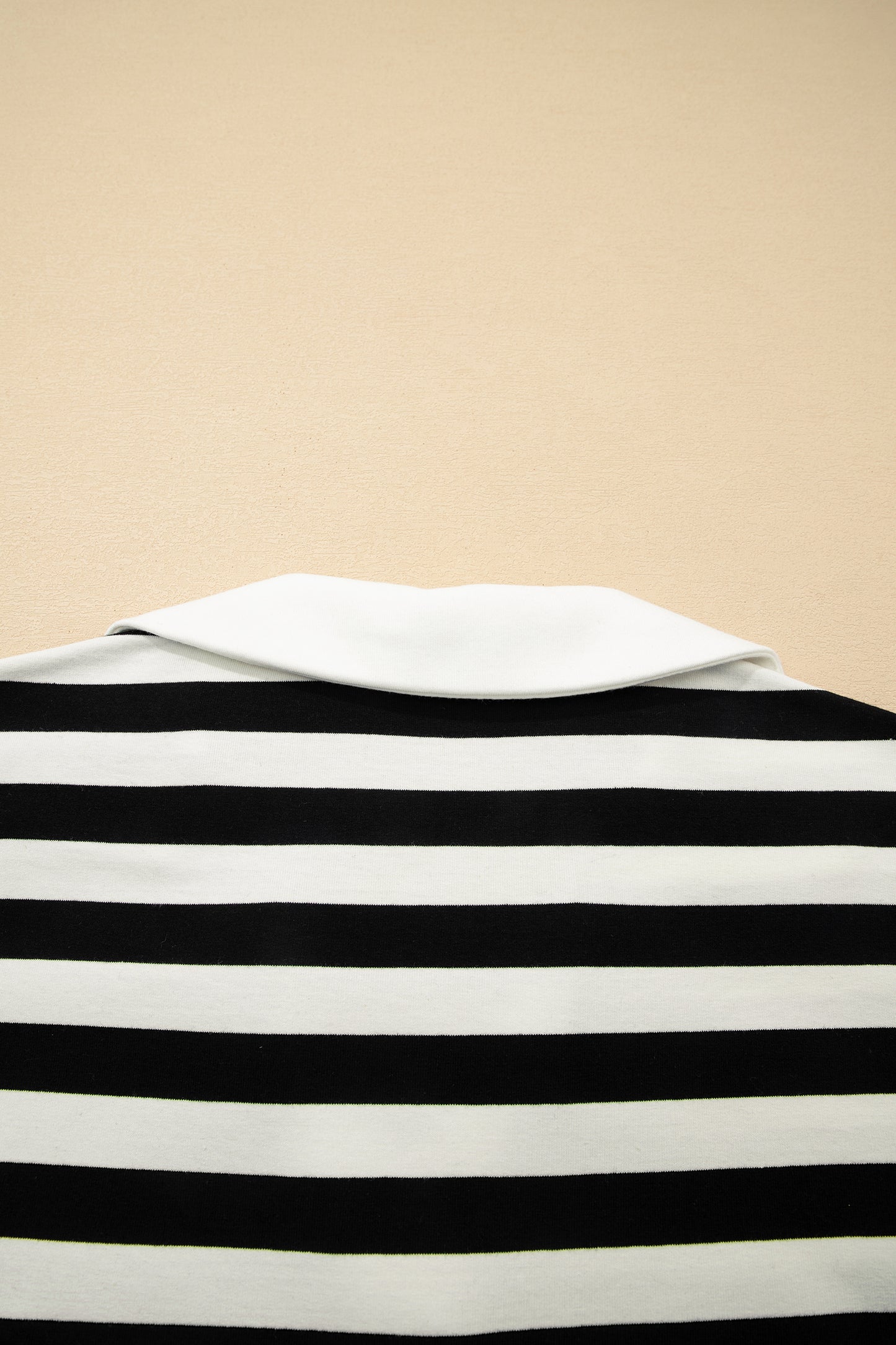 Striped Flutter Sleeve Collared Blouse – Casual Everyday Boutique Top