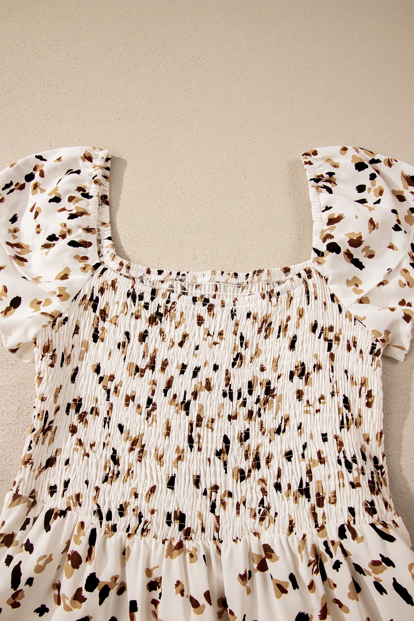 Cream Multi Print