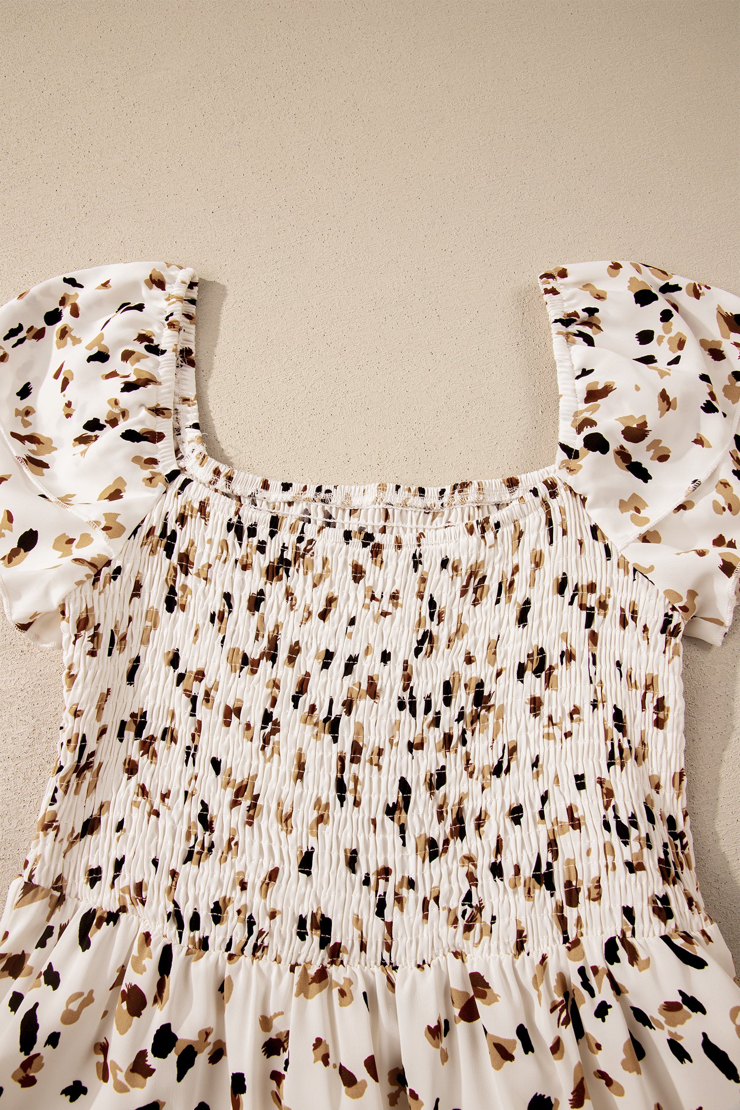 Cream Multi Print