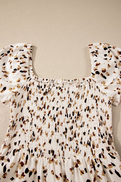Cream Multi Print