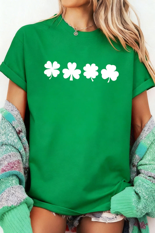 Bright Clover Tee – St. Patrick’s Day Casual Green Top