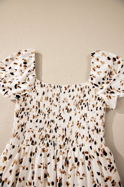 Cream Multi Print