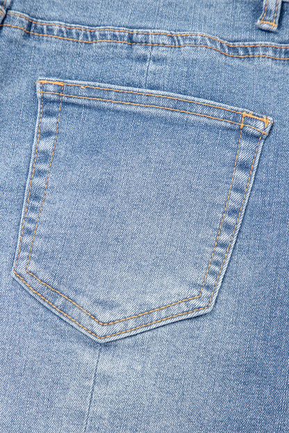 Raw Hem Denim Shorts – Casual High Rise Everyday Summer Bottoms