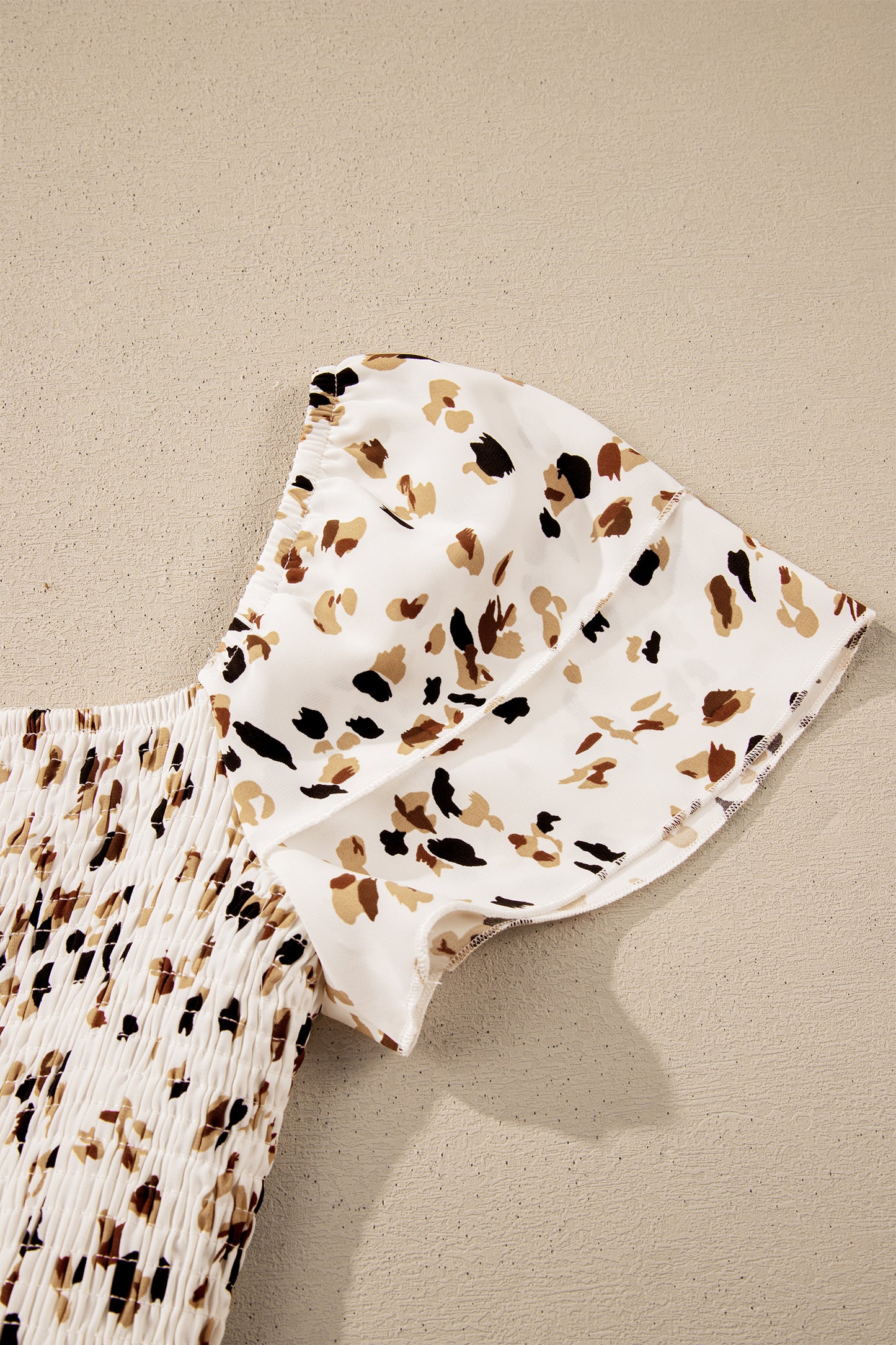 Cream Multi Print