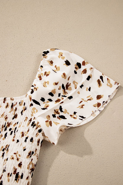 Cream Multi Print