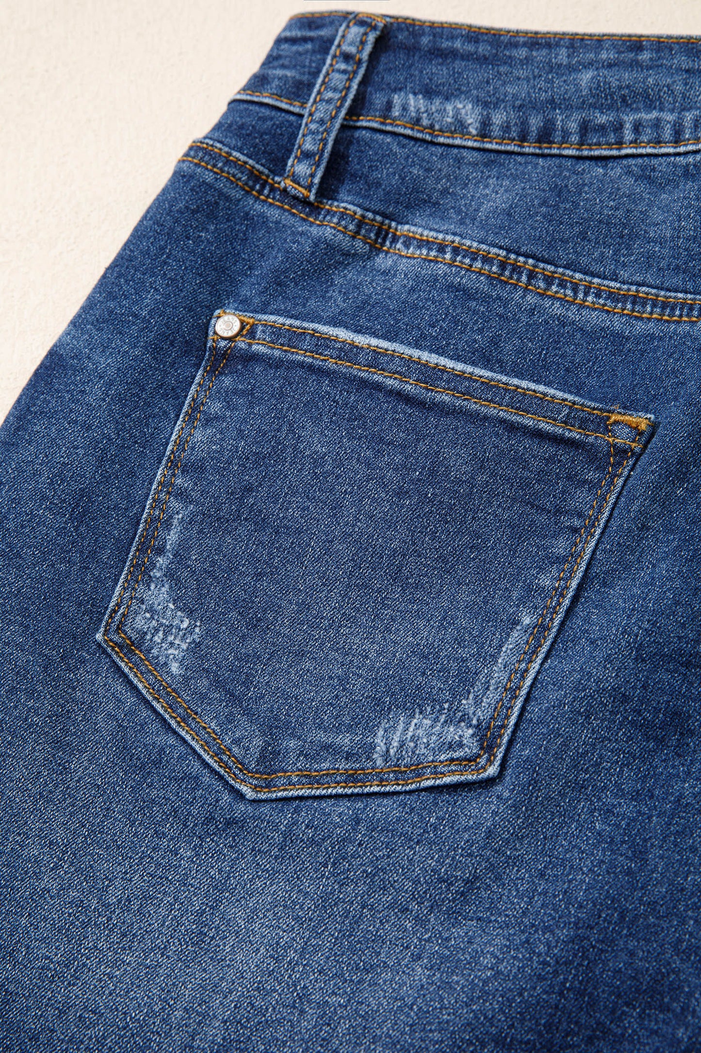 Distressed Frayed Hem Denim Shorts – Casual Everyday Boutique Shorts